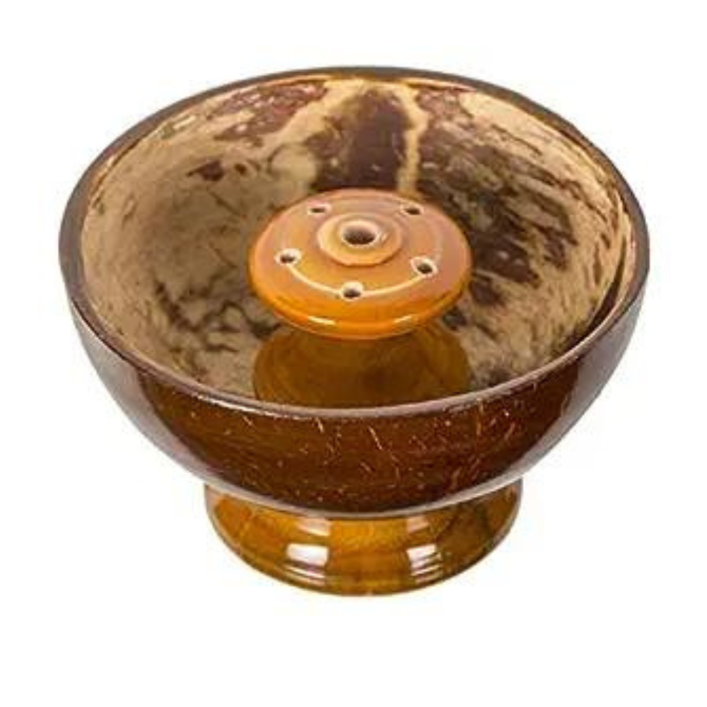 Handmade Coconut Shell Agarbathi Stand (Pack of 2)