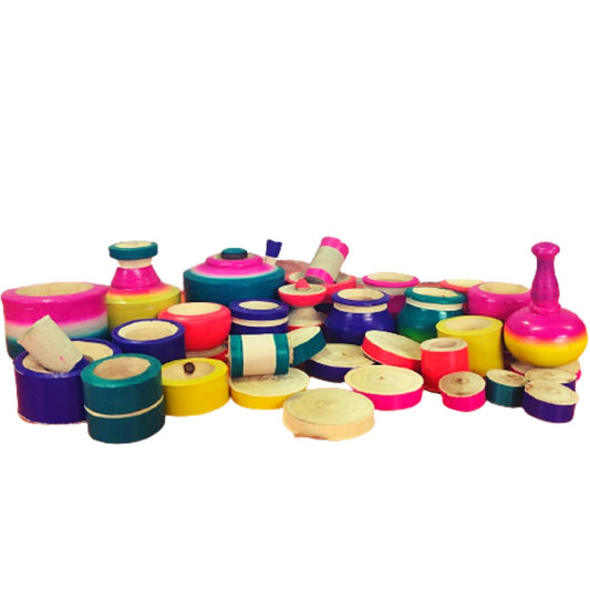 Eco-Friendly Choppu Saman Wooden Kitchen Set – A Traditional Toy Kids Love